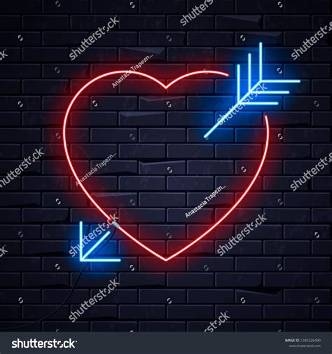 Heart Arrow Neon 2125 รายการ ภาพ ภาพสต็อกและเวกเตอร์ Shutterstock