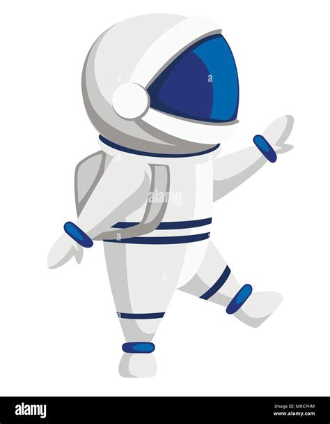 Illustration Of Astronaut Cartoon Character Design Cute Astronaut
