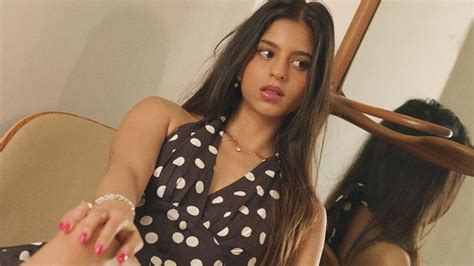 Suhana Khans Flirty Polka Dot Halter Dress Was Made For Date Nights