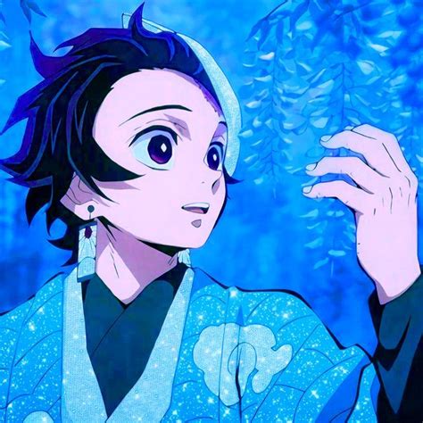︎ఌ☀︎︎ 𝚃 𝙰 𝙽 𝙹 𝙸 𝚁 𝙾 ♕𓂉 ☻︎ In 2021 Blue Anime Aesthetic Anime Blue