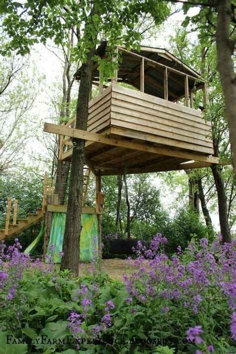Diy How To Build Your Own Treehouse Tree House Small Garden Arbour