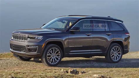 2022 Jeep Grand Cherokee Rendered With Five Seats New Fascia