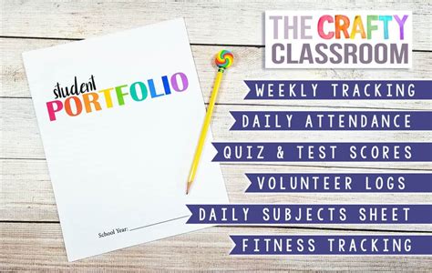 Free Student Portfolio Homeschool Portfolio Student Portfolios