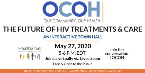 May 2020 Ocoh Future Of Hiv Treatments And Care Healthstreet College Of Public Health And