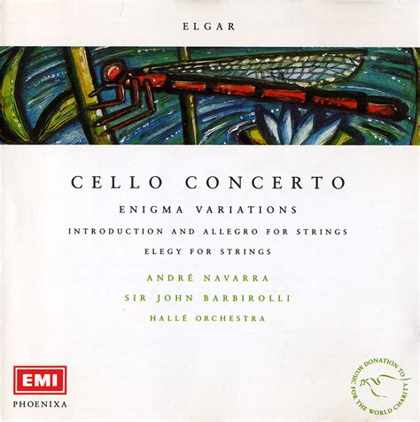 Halle Orchestra Sir John Barbirolli Edward Elgar Cello Concerto