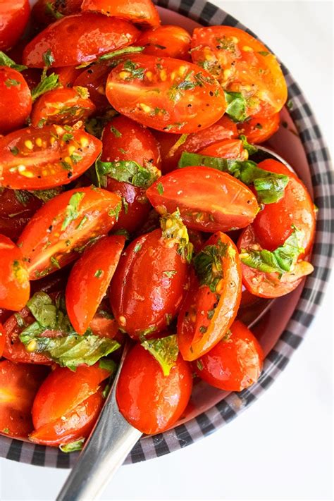 Marinated Tomatoes One Bowl One Pot Recipes