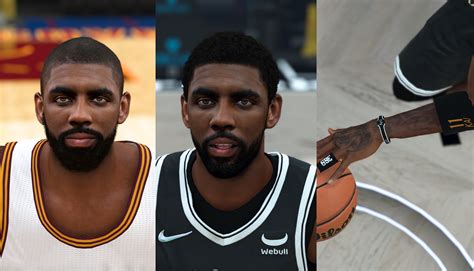 Nba 2k22 Kyrie Irving Cyberface Cavs And Nets Versions By Memories