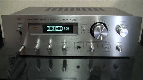 OTTO SANYO ステレオアンプ DCA-A200 (1978 Stereo amplifier)【HD】 - YouTube