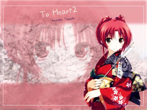 amazuyu tatsuki kousaka tamaki to heart series to heart 2 wallpaper 00s arrow