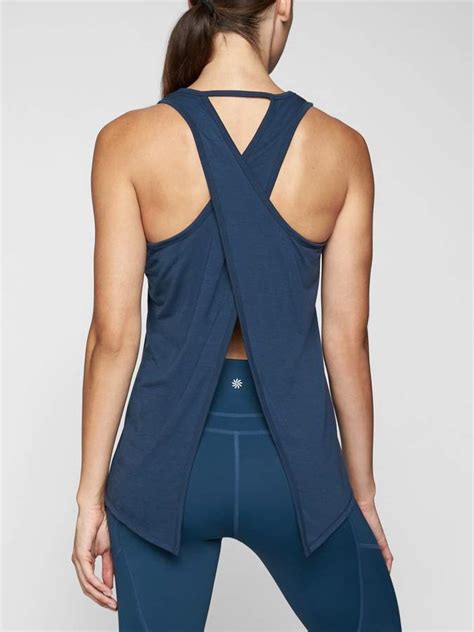 Athleta Essence Tie Back Tank In 2020 Tennis Dress Cute Workout Outfits