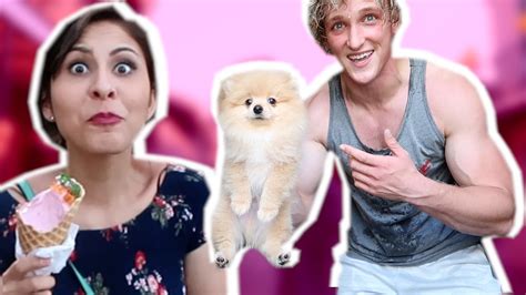 Logan Paul Dog Kong Meets Evans Puppy For The First Time Youtube
