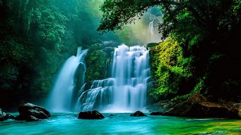 🔥 Free Download Tropical Waterfall Computer Wallpapers Desktop