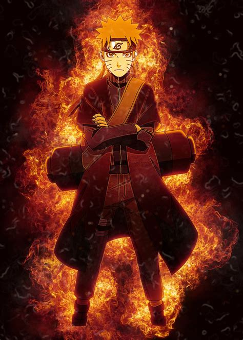 Naruto Poster By Rodriquez Mccarthy Displate Naruto Uzumaki