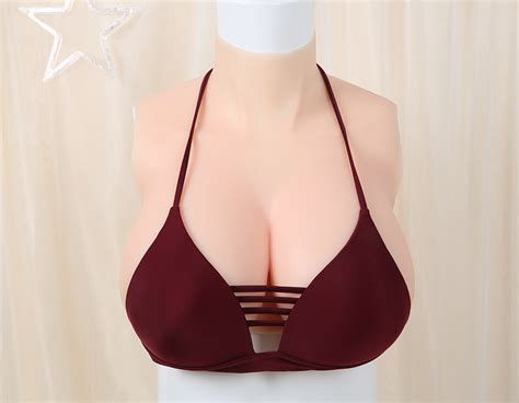 Crossdressers H Cup Full Silicone Fake Breast Forms Fake Boobs For Cd Tg Shemale Ebay