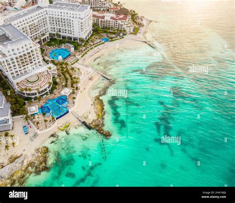 Cancun Mexico September 17 2021 View Of Beautiful Hotel Riu Palace