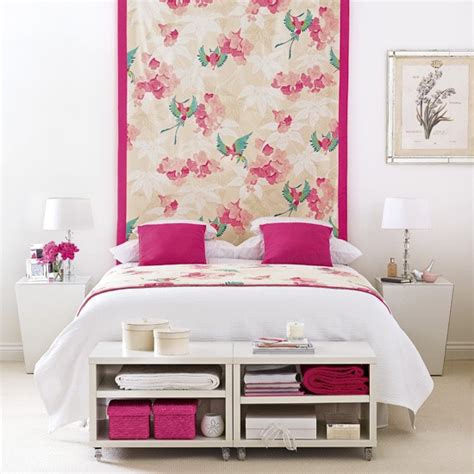 Pink And White Bedroom Decorating Ideas Wall Hanging