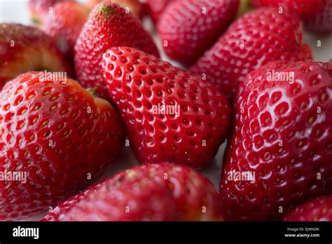 Strawberries Closeup Strawberry Stock Photo Alamy