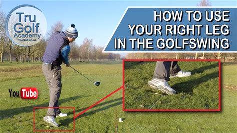How To Use The Right Leg In Your Golf Swing Youtube