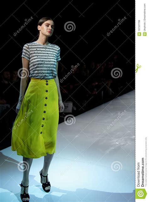 St Petersburg Fashion Week Overview 2015 Editorial Stock Image Image