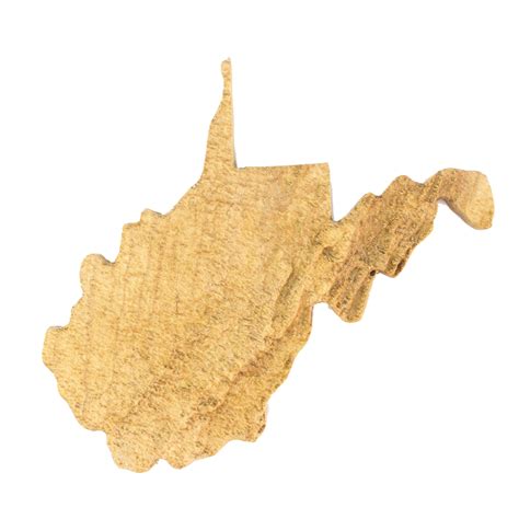 Wooden Topographic Map Of West Virginia Elevated Woodworking