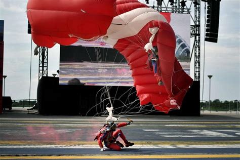Red Lions Skydiver Has Hard Landing During Rehearsal Suffers Minor