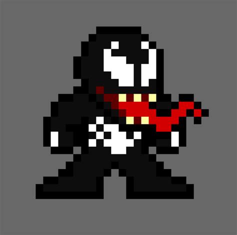 Pixelated Venom By Meltedmarshmallows On Newgrounds