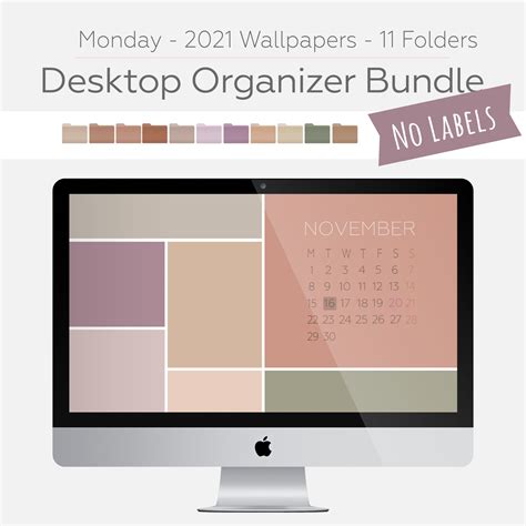 aesthetic mac wallpaper organizer macbook desktop screensavermade