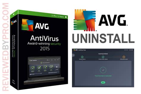 Now, wait for avg to finish removing the residue files. AVG AntiVirus uninstall guide