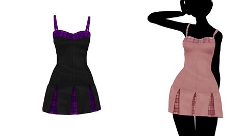 Mmd Sims 4 Like A Villain Dress By Fake N True On Deviantart