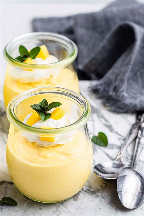 Creamy Mango Mousse Dessert Cups Dessert For Two