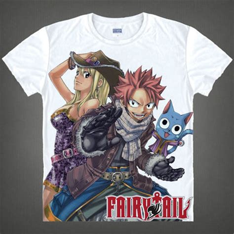 Buy Classic Anime Fairy Tail T Shirts Natsu