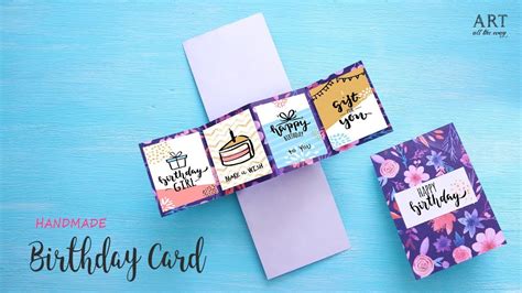 Impress your family and friends when you make this adorable 3d popup birthday piano card. DIY Pop-up Greeting Card | Handmade Greeting Cards - Crafts Training
