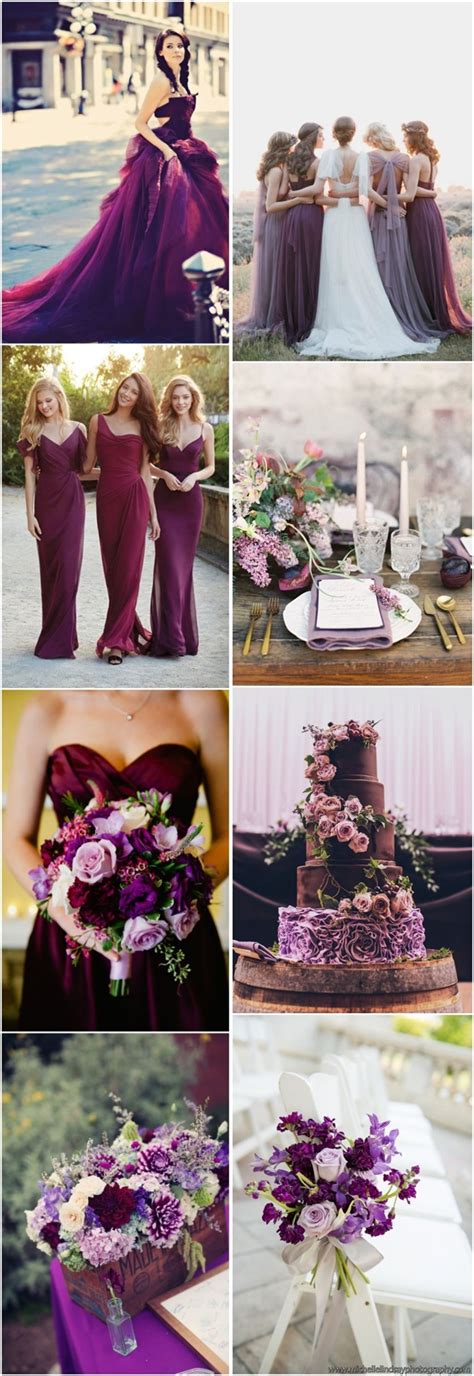 45 Plum Purple Wedding Color Ideas Page 2 Of 2 Deer Pearl Flowers