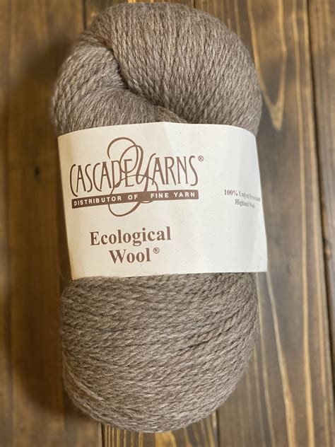 Cascade Ecological Wool 8085mocha K2tog