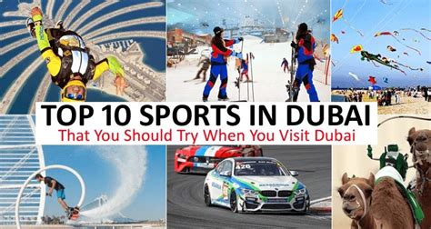 Top 10 Sports In Dubai That You Should Try When You Visit Dubai