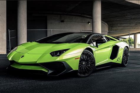 Lamborghini Aventador Super Veloce Roadster Painted In Verde Ithaca