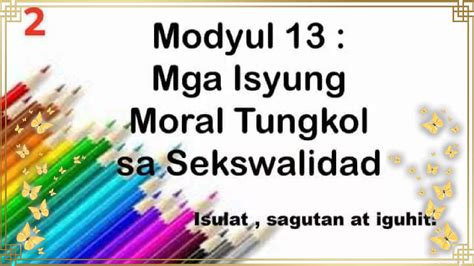 Mga Isyung Moral Tungkol Sa Buhay Esp 10 Modyul Youtube Edukasyon
