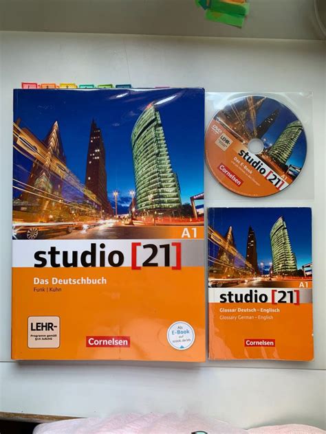 Studio 21 A1 German Textbook And Vocabulary Glossary Lag 1201lag2201
