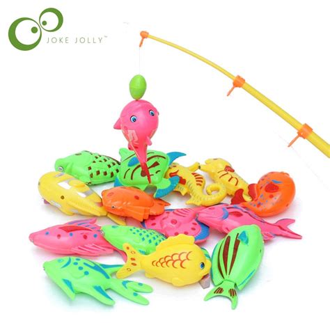 6pcslot Learning And Education Magnetic Fishing Toy Comes Outdoor Fun