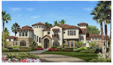 Half Mediterranean House Plans Two Story Balcony Plan With