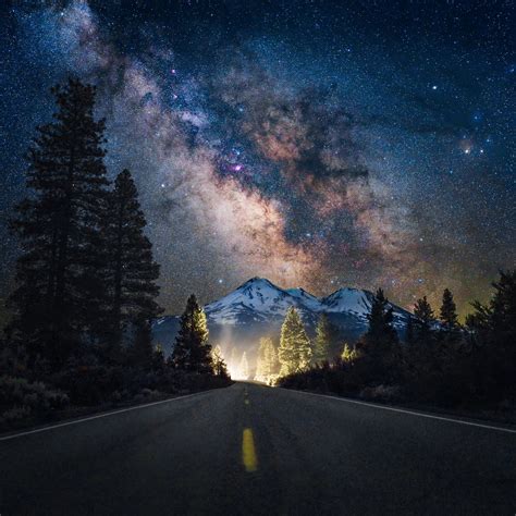 Magical Mount Shasta Nature Photography Milky Way Stargazing