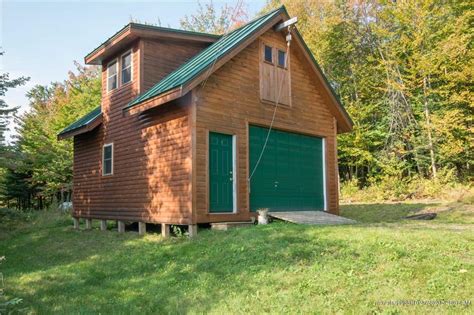 North Maine Woods Log Cabin On 429 Acres For Sale