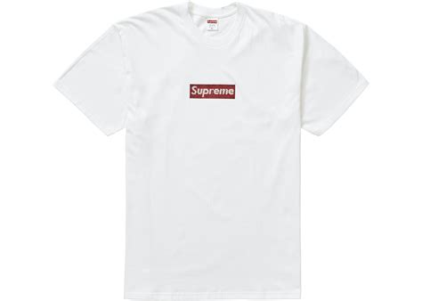 Shop our selection of supreme today! Supreme Swarovski Box Logo Tee White - SS19