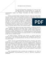 Scrisoare de Intentie Erasmus ( exemplu)