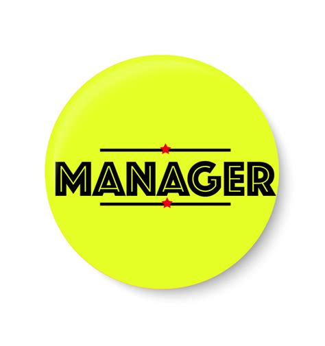 Metal Manager I Office Pin Badge At Rs 99 In Vellore Id 21365034348