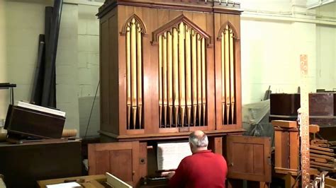 19thc Church Chamber Pipe Organ By Tc Bates Of London Youtube