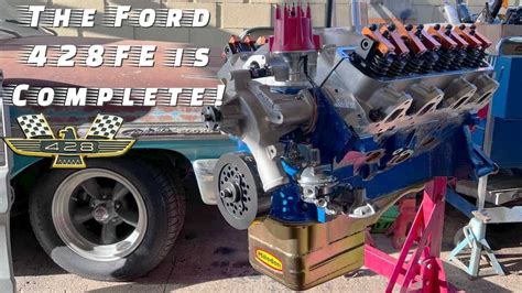 Ford 428 Fe Build Part 8 Edelbrock Rpm Intake Milodon Deep Sump Pan