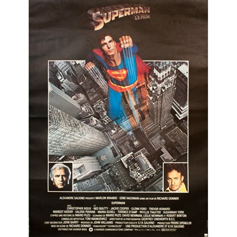 Vintage Movie Poster From 1978 Superman
