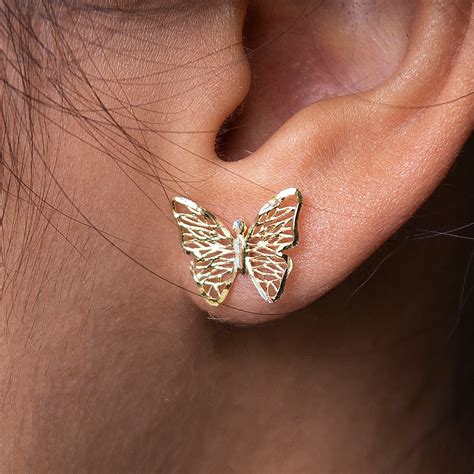Update More Than 139 Butterfly Stud Earrings Super Hot Esthdonghoadian