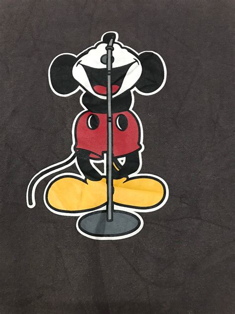 Vintage Number Nine X Mickey Mouse Liam Gallagher Oasis Etsy